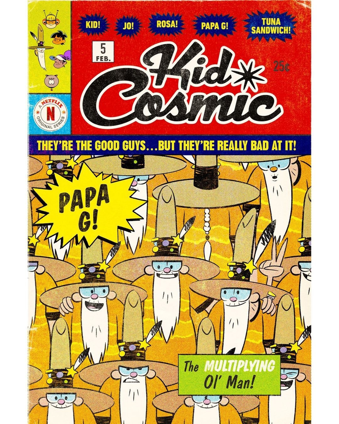 На Нетфликсе состоялась премьера первого сезона "Kid Cosmic", нового мультсериала Крэйга МакКракена с анимацией от Mercury Filmworks и музыкой Энди Бина.
https://www.netflix.com/ru/title/80244340?utm...