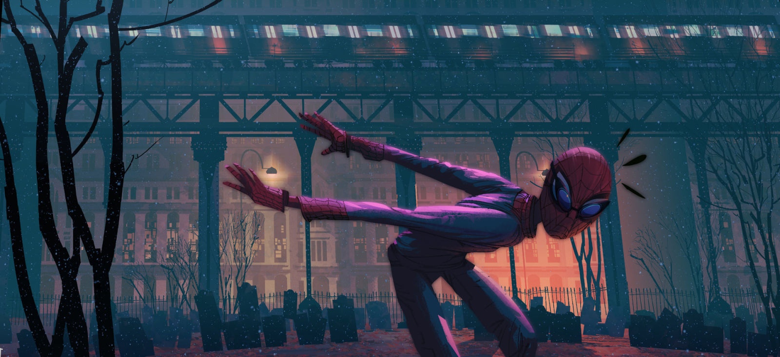 Различные концепты, цветовые поиски и фрэймы для Spider-Man: Into The Spider-Verse.
Больше материала по ссылке, прикрепленной к посту....