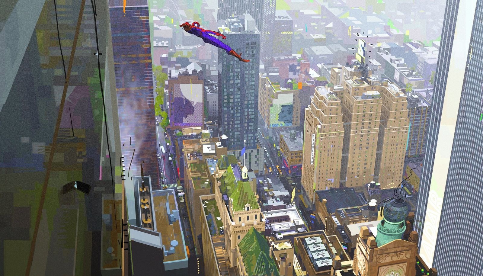 Различные концепты, цветовые поиски и фрэймы для Spider-Man: Into The Spider-Verse.
Больше материала по ссылке, прикрепленной к посту....