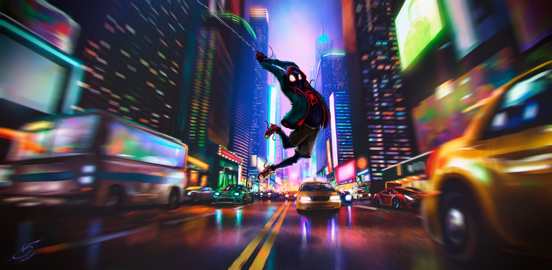 Небольшая подборка сочных фан-артов по Spider-Man: Into The Spider-Verse от различных авторов с ресурса ArtStation.
Авторы: Nia RSS, Moritz Lacusteanu, Thomas Dambreville, Victor Sales....