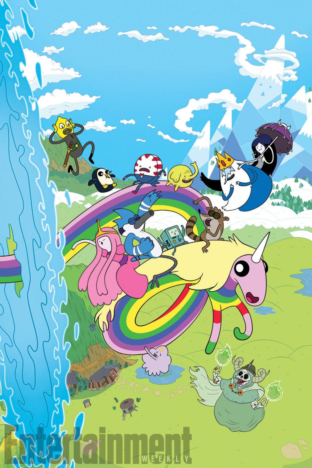 Adventure Time и Regular Show получат кроссовер в виде серии комиксов.
Издательство KaBOOM! начнет выпуск данной серии в августе этого года. Сюжет будет вертеться вокруг Финна и Джейка, которых Принц...