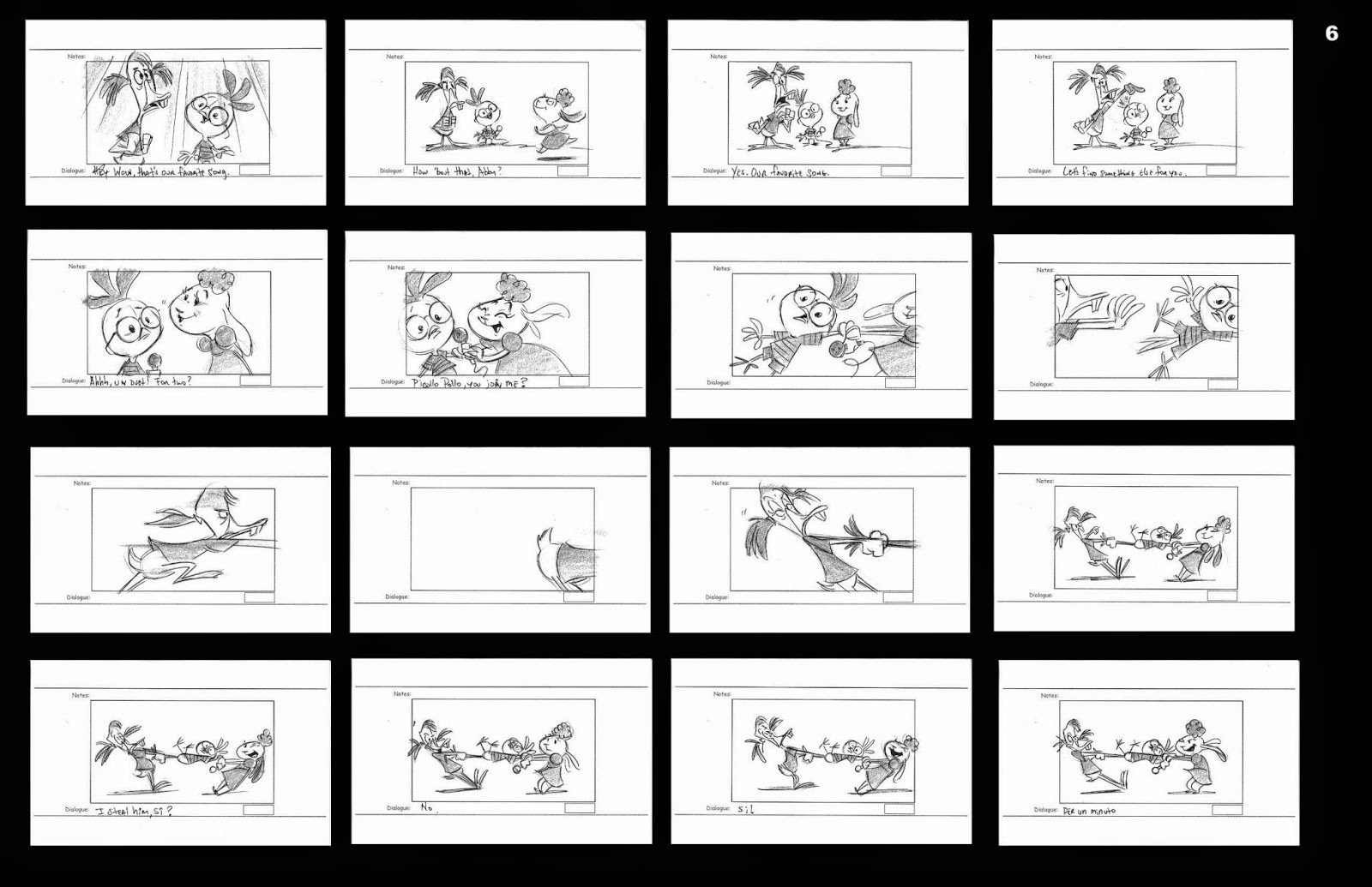 У полнометражного мультфильма под названием Chicken Little должен был быть сиквел.
Вторая часть называлась Chicken Little 2: Mission to mars". Сюжет (но возможно, это был подсюжет) все еще крутился...