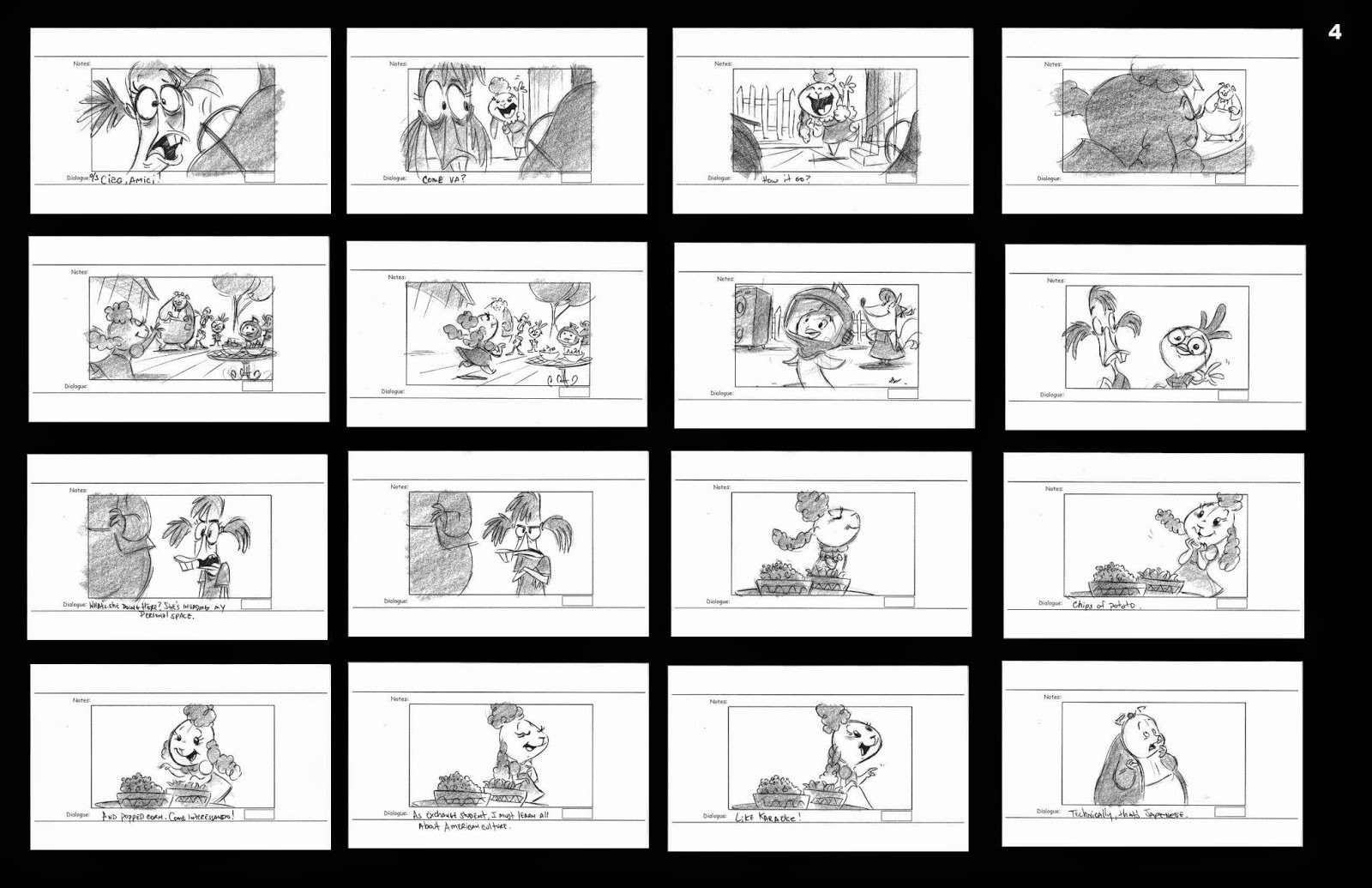 У полнометражного мультфильма под названием Chicken Little должен был быть сиквел.
Вторая часть называлась Chicken Little 2: Mission to mars". Сюжет (но возможно, это был подсюжет) все еще крутился...
