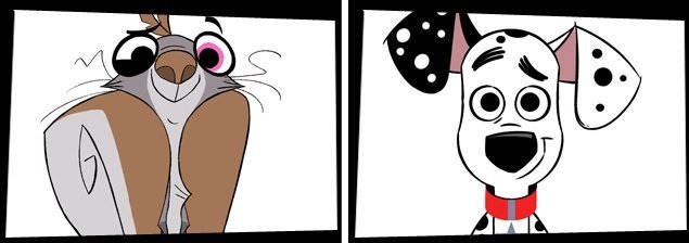 Новые кадры из грядущего мультсериала 101 Dalmatian Street.
Главные роли двух старших щенят исполнят Джош Бренер и Микаэла Дитц. В озвучке приняло участие 43 человека, которые исполнили 106 ролей....