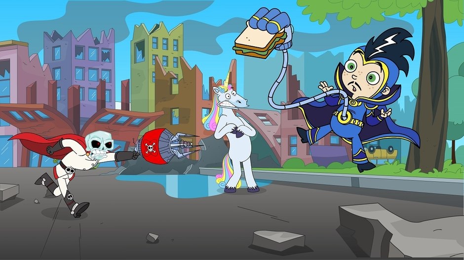 27 октября на Cartoon Network состоится премьера нового мультсериала Dr. Dimensionpants. 12-летнему мальчику по имени Kyle Lipton внезапно выпадает шмот в виде чудо-штанов. Помимо повседневных забот, ...