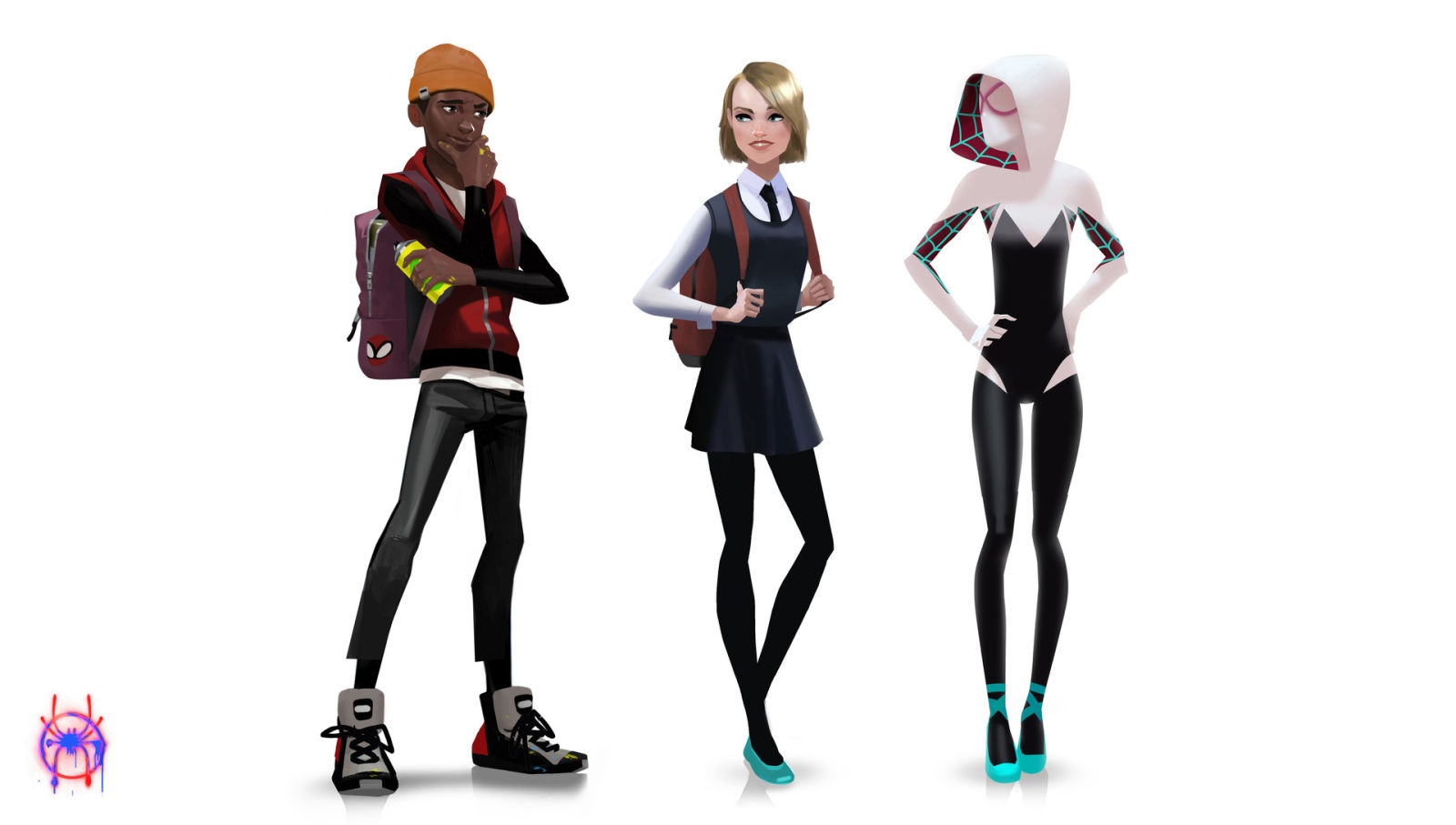 Различные концепты, цветовые поиски и фрэймы для Spider-Man: Into The Spider-Verse.
Больше материала по ссылке, прикрепленной к посту....