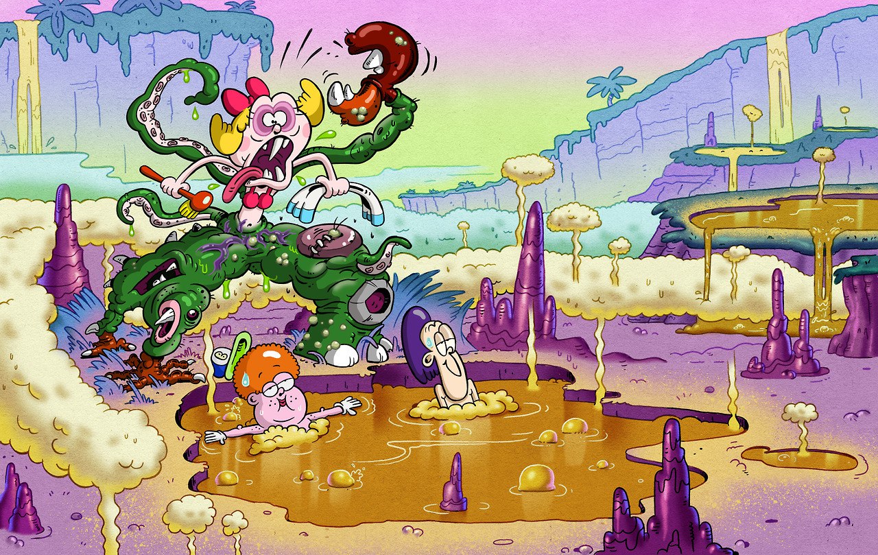 Первые серии нового мультсериала Аарона Спрингера "Billy Dilley's Super Duper Subterranean Summer".
Билли Дилли, семиклассник, который обожает науку, и его помощники по лабораторным опытам, Зик и Мар...