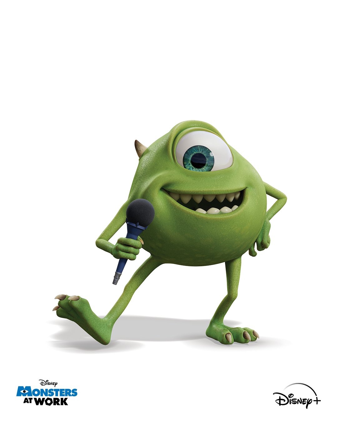 Новые и старые персонажи из Monsters At Work. Премьера мультсериала состоится 2 июля на Disney+....