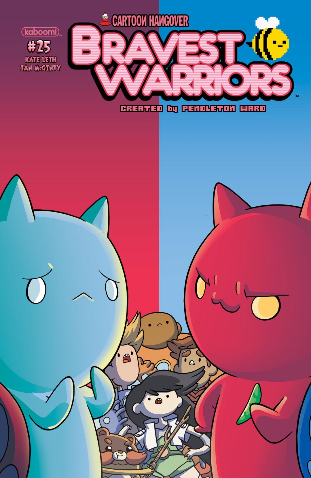 Комиксы по Храбрейшим Воинам:
- Bravest Warriors -30
- Bravest Warriors Annual 01
- Impossibear Special
- Paralyzed Horse Giant
- The Search for Catbug
Насколько я помню, номера 18-20 очень тесно с...